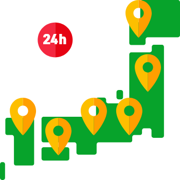 ATM国内28,000台24h稼働