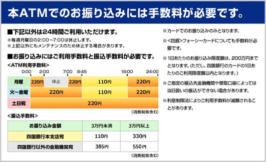 四国銀行(お振込み)