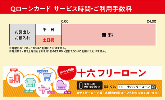 十六銀行(Qローン)