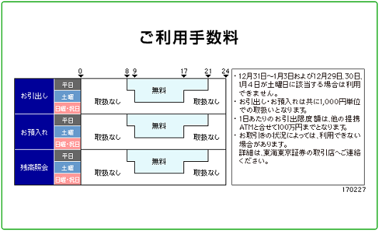 東海東京証券(お引出し)