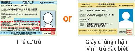 Thẻ cư trú or Giấy chứng nhận vĩnh trú đặc biệt
